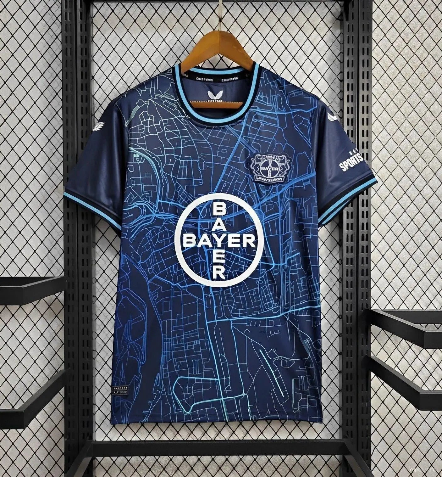 Maillot 24/25 Bayer 04 Leverkusen Charcoal Bleu L'Univers Du Maillot