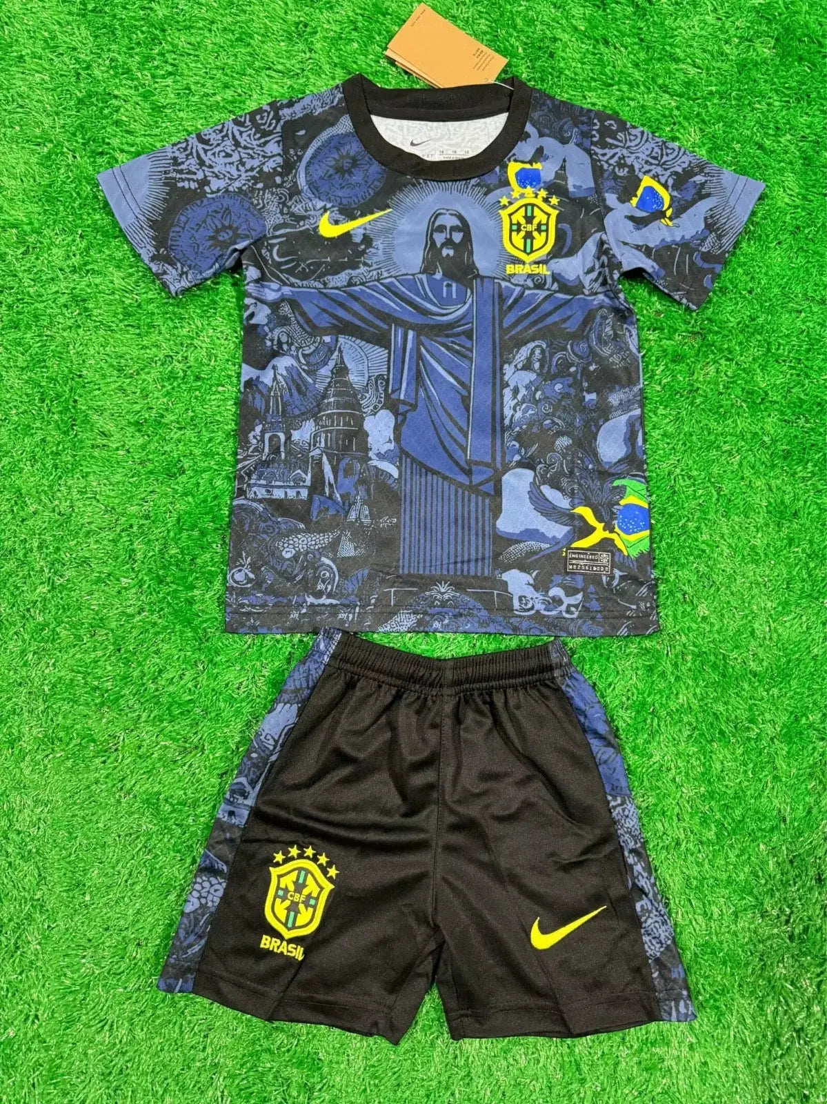 24/25 Ensemble Enfant Brésil Bleu Spécial L'Univers Du Maillot